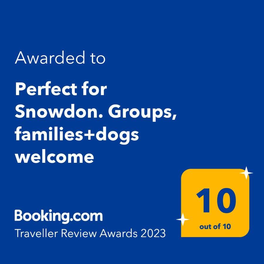 Perfect For Snowdon. Groups, Families+Dogs Welcome Llanberis Buitenkant foto